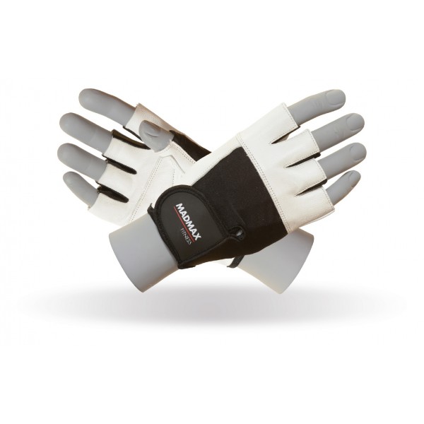 MadMax Gloves Fitness (White/Black)