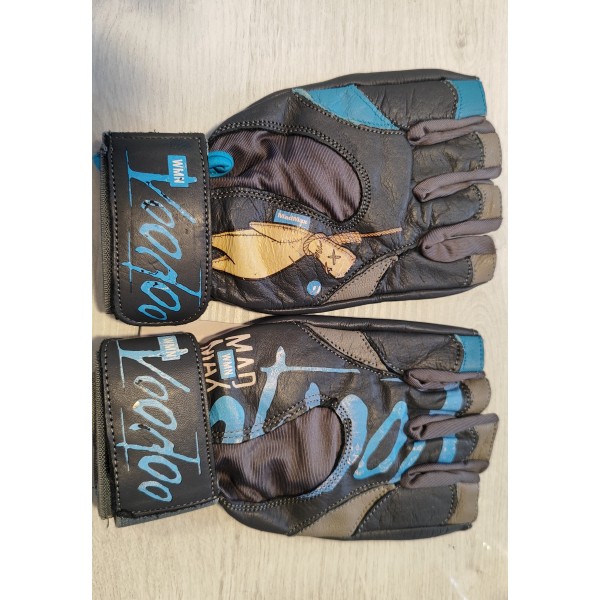 MadMax Gloves Voodoo with Wrap (Grey/Blue) [ΑΛΛΟΙΩΜΕΝΟ ΧΡΩΜΑ]