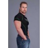 MadMax Technowear Compression Short Sleeve Top - Κοντομάνικη Μπλούζα Συμπίεσης (Black/Green)