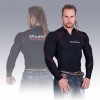 MadMax Technowear Compression Long Sleeve Top with Zipper - Μακρυμάνικη Μπλούζα Συμπίεσης με Φερμουάρ (Black/Green)