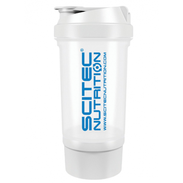Scitec Nutrition Shaker Traveller 500ml (+120ml) (White)