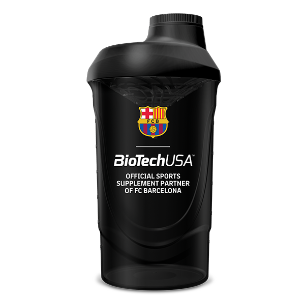 BioTechUSA Shaker Wave 600ml - FC Barcelona (Black)