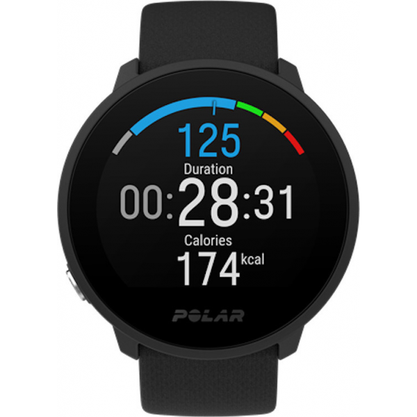 Polar Smartwatch Unite με Παλμογράφο (Black)