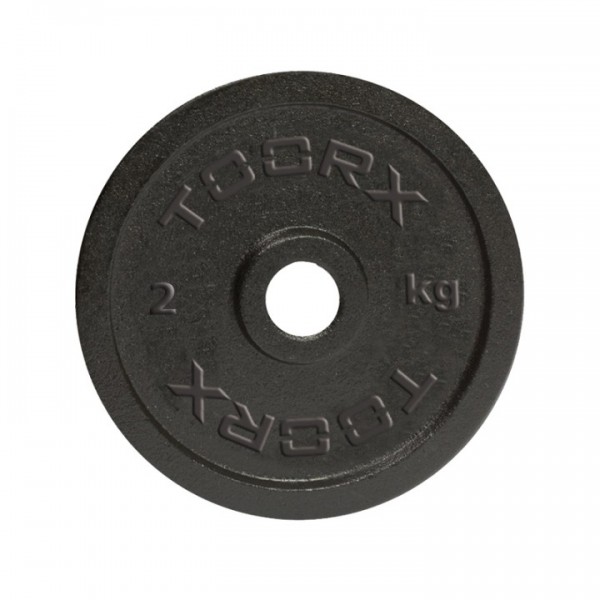 Toorx Μαύρος Μαντεμένιος Δίσκος Φ25 (2kg)
