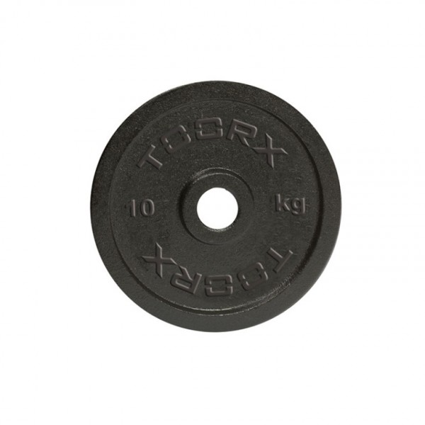 Toorx Μαύρος Μαντεμένιος Δίσκος Φ25 (10kg)