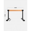 Titan Strength Steel Parallettes with Wooden Handles - Σιδερένιες Μπάρες Βυθίσεων με Ξύλινες λαβές (2 τμχ)
