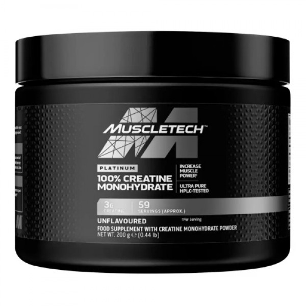 MuscleTech Platinum Micronized Creatine Monohydrate (200g)