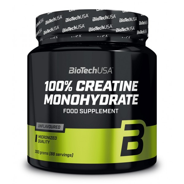BioTechUSA 100% Creatine Monohydrate Unflavoured (300g)