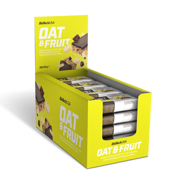 BioTechUSA Oat & Fruits Bar (20x70g)