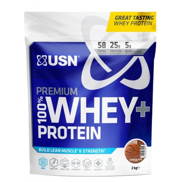 USN 100% Premium Whey+ Bag (2kg)