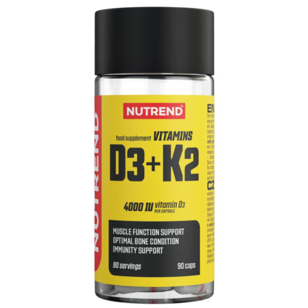 Nutrend Vitamin D3 4000iu + K2 60mcg (90 caps)