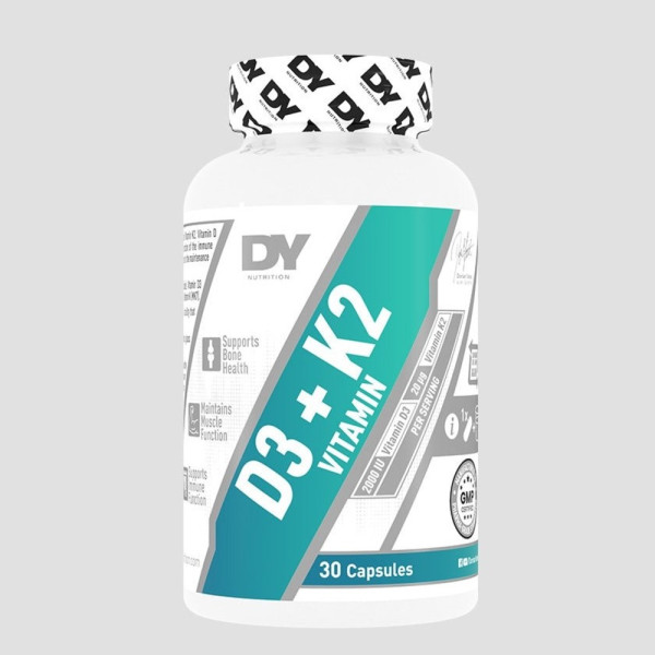 Dorian Yates Vitamin D3 2000iu + K2 20mcg (30 caps)