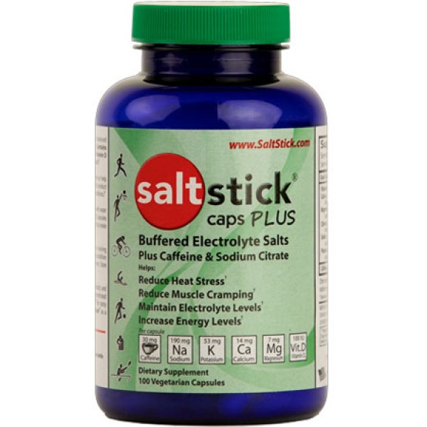 SaltStick Electrolyte Salts + Caffeine (100 vegan caps)