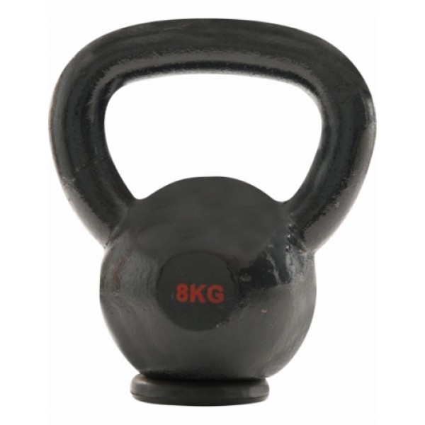 Amila Kettlebell Cast Iron with Rubber Base (8kg)