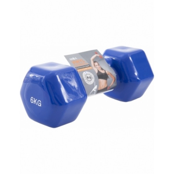 Amila Dumbbell - Βαράκι Vinyl (6kg)
