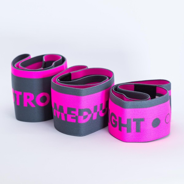 MadMax Fabric HipLoop (Grey/Pink) - 2+1 ΔΩΡΟ (Strong, Medium, Light)