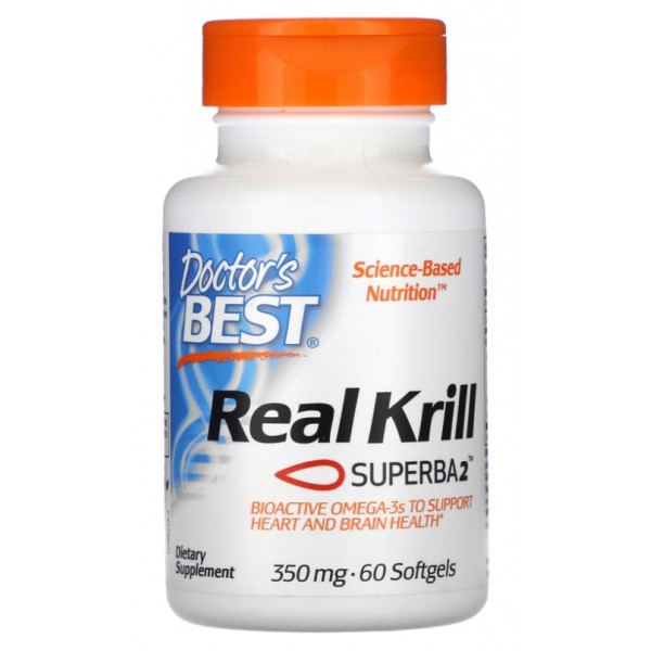 Doctor's Best Real Krill Oil (Omega 3) 350mg (60 softgels)