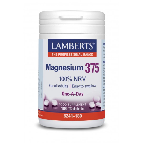 Lamberts Magnesium 375mg (180tabs)