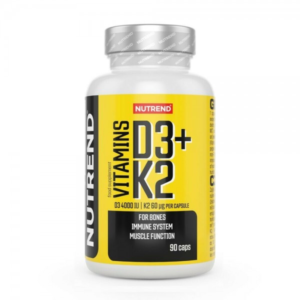 Nutrend Vitamin D3 4000iu & K2 60mcg (90 caps)