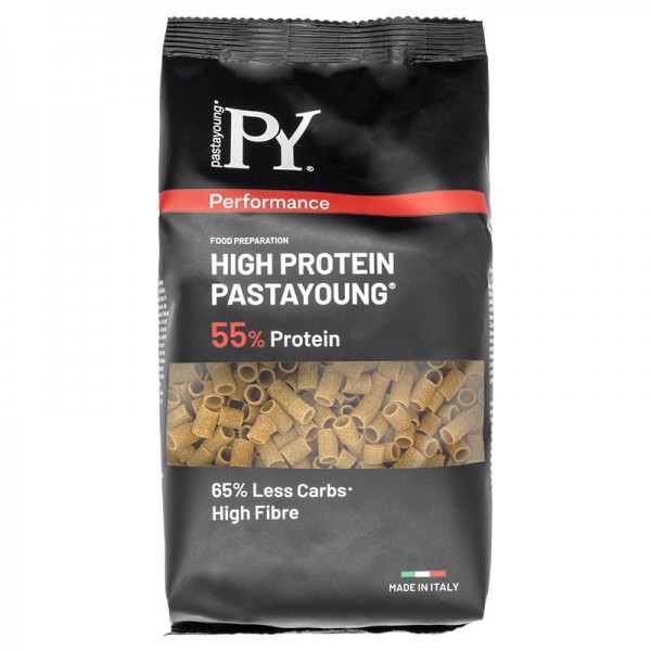 PastaYoung High Protein (55%) Tubetti Rigati - Κοφτό Μακαρονάκι Ριγέ (250g)