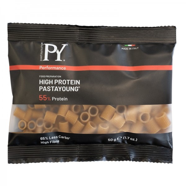 PastaYoung High Protein (55%) Tubetti Rigati - Κοφτό Μακαρονάκι Ριγέ (50g)