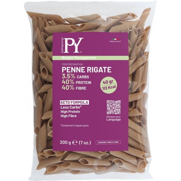 PastaYoung Keto (40% Protein) Penne Rigate - Πένες Ριγέ (200g)